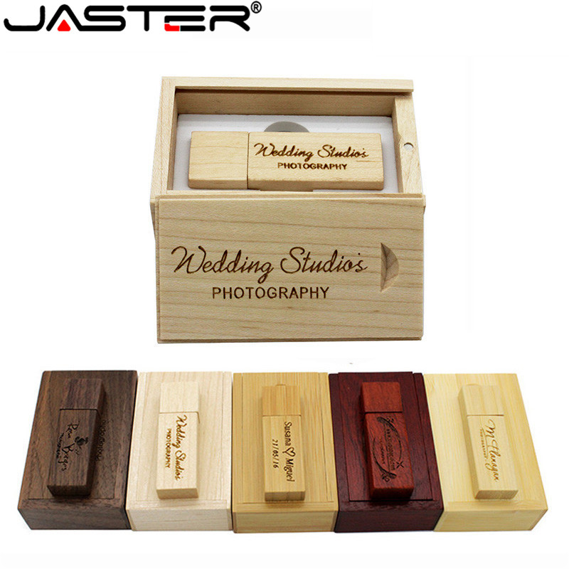Photography Of Memories - แฟลชไดรฟ์ USB ของขวัญแต่งงานพร้อมโลโก้สั่งทำฟรี JASTER ความจุ 128GB