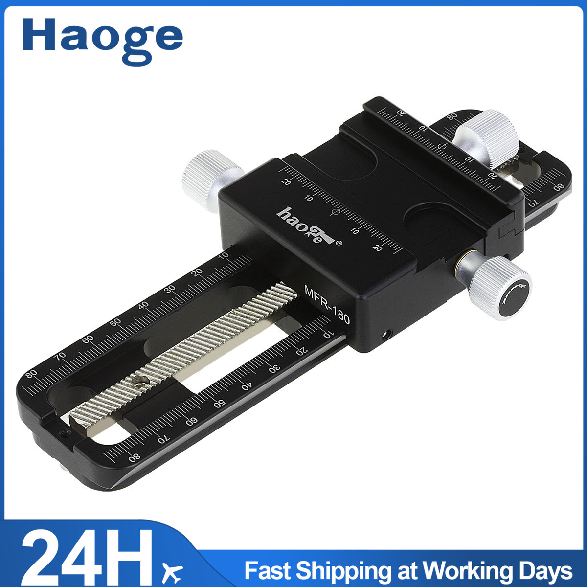 Photography Close Up - Haoge Macro Focusing Rail Slider สําหรับโฟกัสที่แม่นยําซ้อน