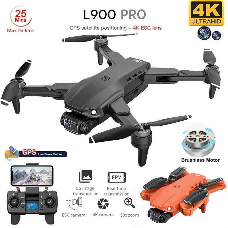 Photography Drone - โดรน4K L900โปร GPS โดรน4K กล้อง HD