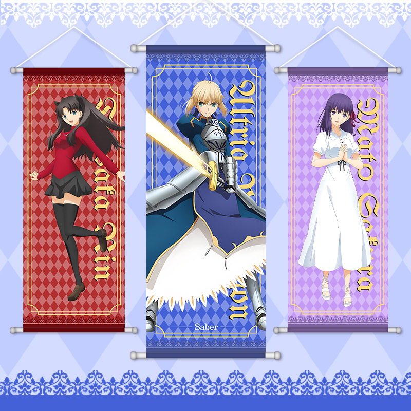 Photography Object - โปสเตอร์แขวนผนังลายการ์ตูนอนิเมะ Fate Game ภาพวาด Altria Rin