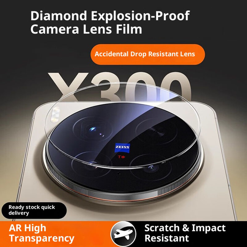 Photography Kit Vivo X300 - 3-1 ชิ้น 9H ฟิล์มกระจกนิรภัยป้องกันเลนส์กล้องสำหรับ vivo X300