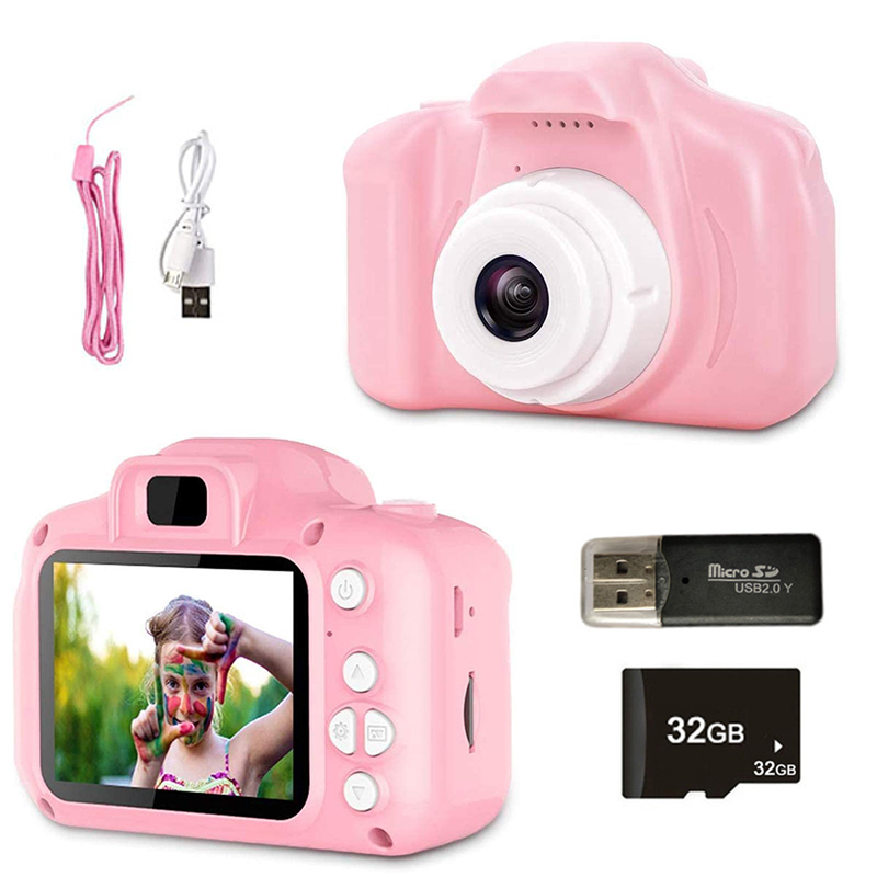 Photography Of Memories - กล้องเด็ก 1080P HD กล้องวิดีโอของเล่น 8 ล้านพิกเซล