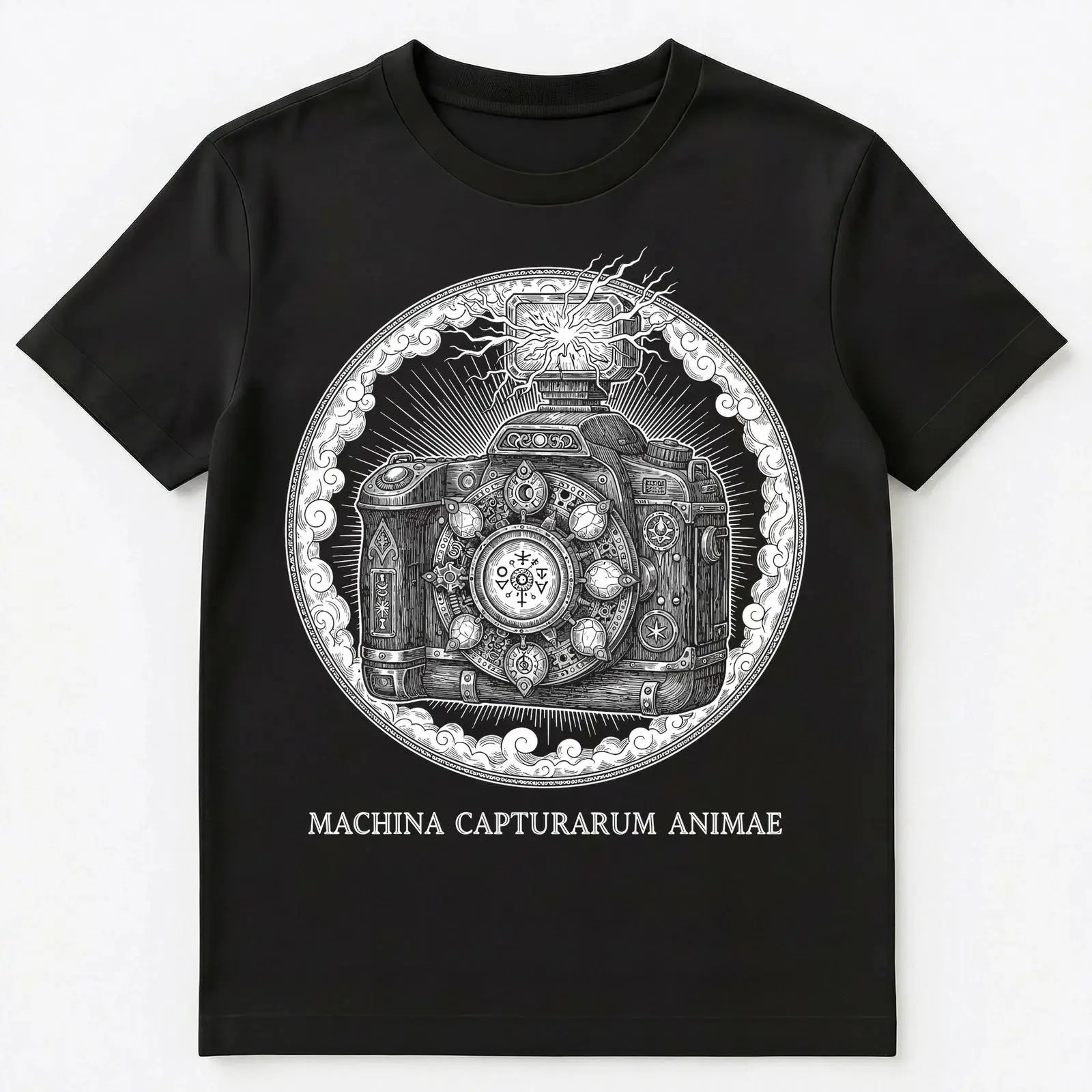 Fotografi Fashion - เสื้อยืดลาย Steampunk Soul Kamera Fotografie สำหรับผู้หลงใหลการถ่ายภาพ