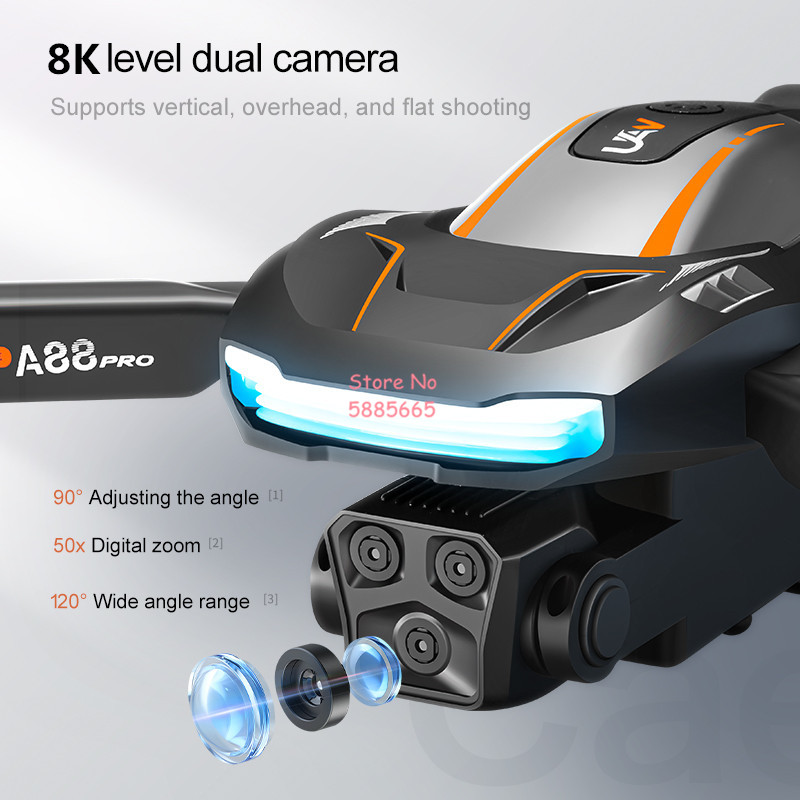 โดรนถ่ายภาพทางอากาศ 8K ระบบ Op - Photography Drone บทวิจารณ์และราคา