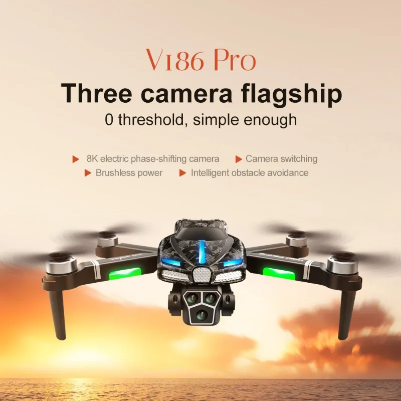 ใหม่V186 Pro Drone Professiona - Photography Drone บทวิจารณ์และราคา