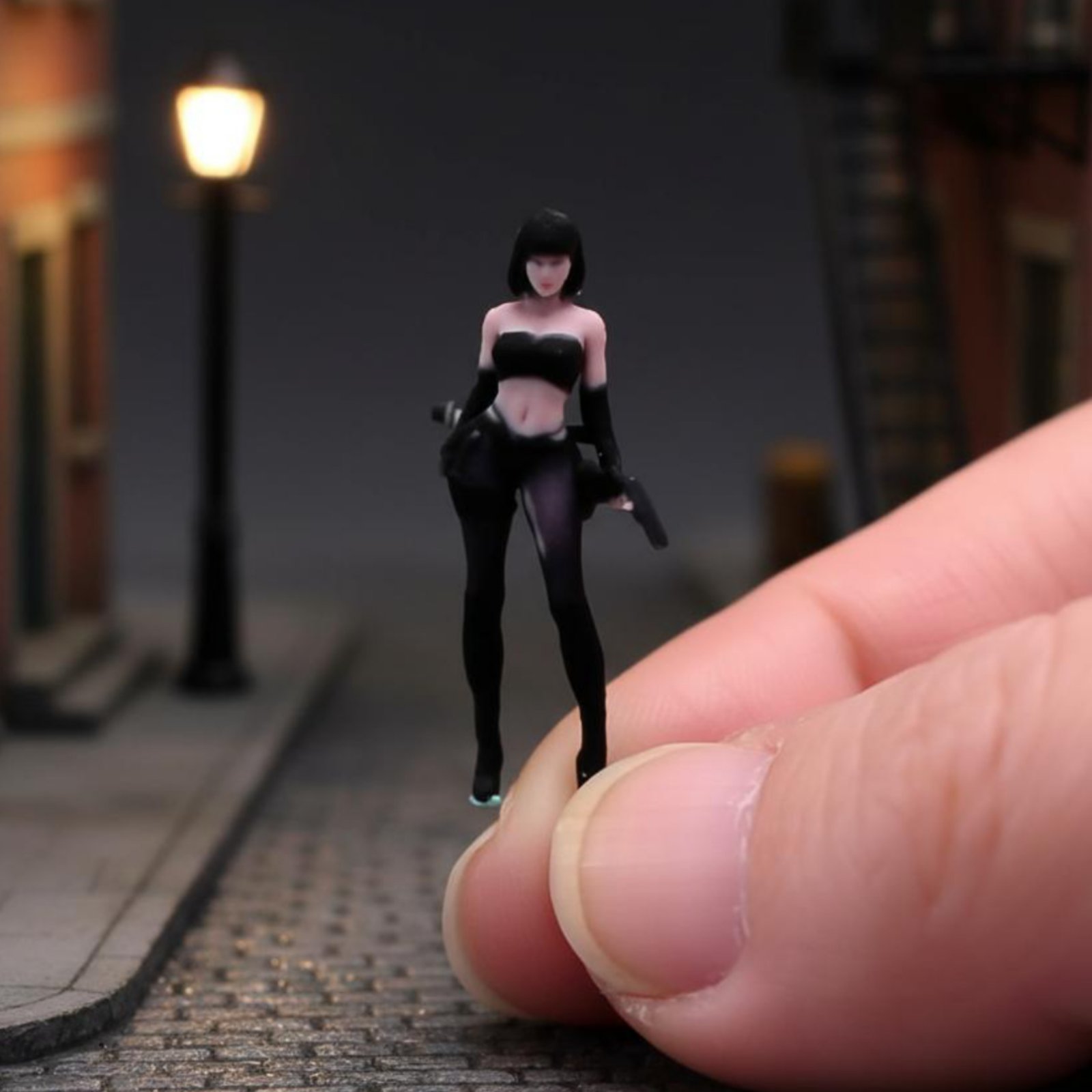 ฟิกเกอร์สายลับหญิงขนาด 1:64 ทำ - Photography Close Up บทวิจารณ์และราคา