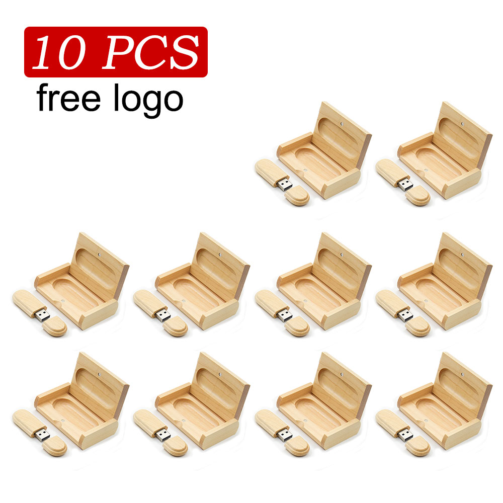 10 ชิ้น/ล็อต แฟลชไดรฟ์ USB ไม้ - Photography Of Memories บทวิจารณ์และราคา