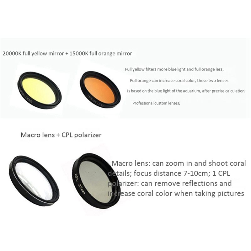3X Aquarium Smartphone Camera  - Photography Yellow Filter บทวิจารณ์และราคา