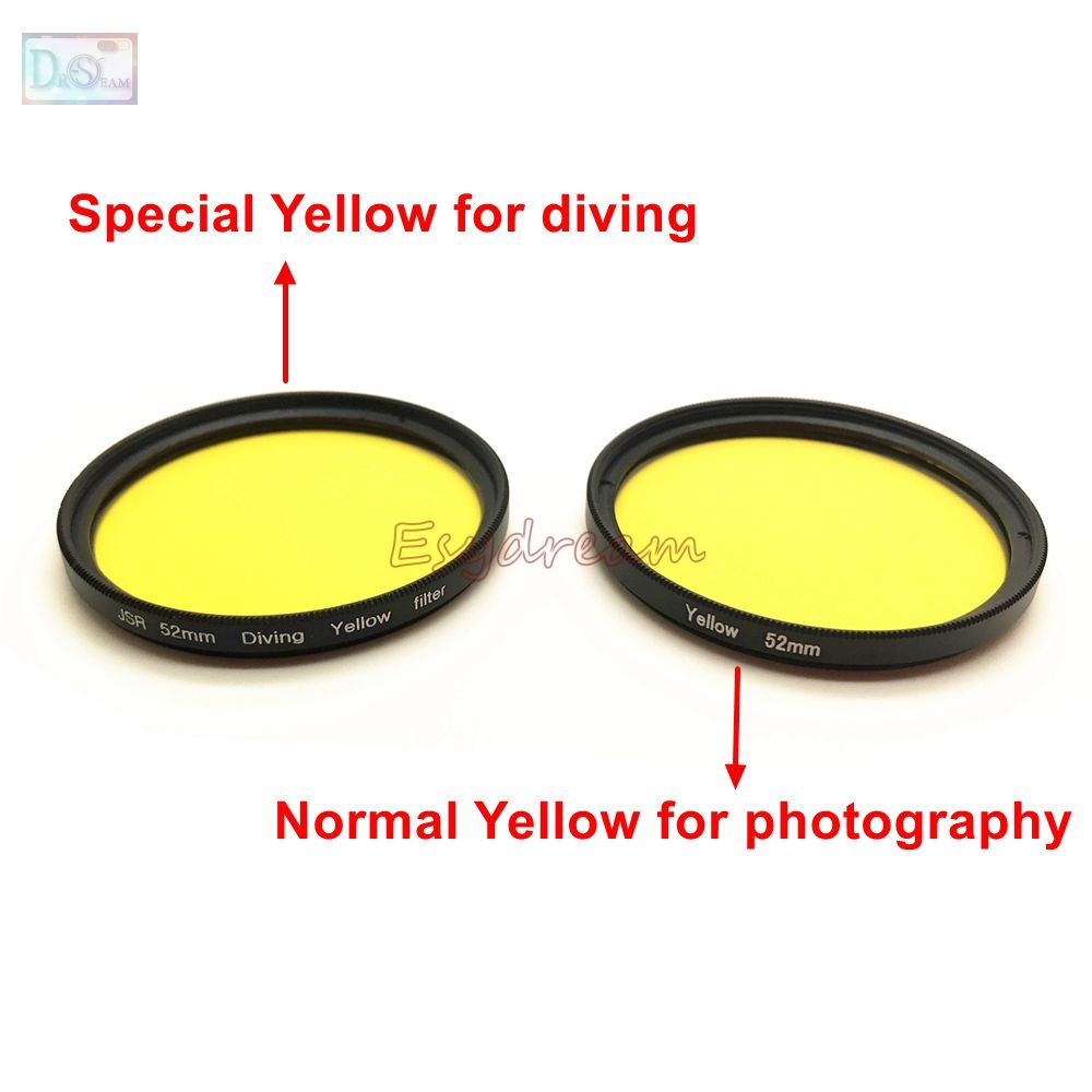 52มม.58มม.67มม.กันน้ำสีเหลืองส - Photography Yellow Filter บทวิจารณ์และราคา