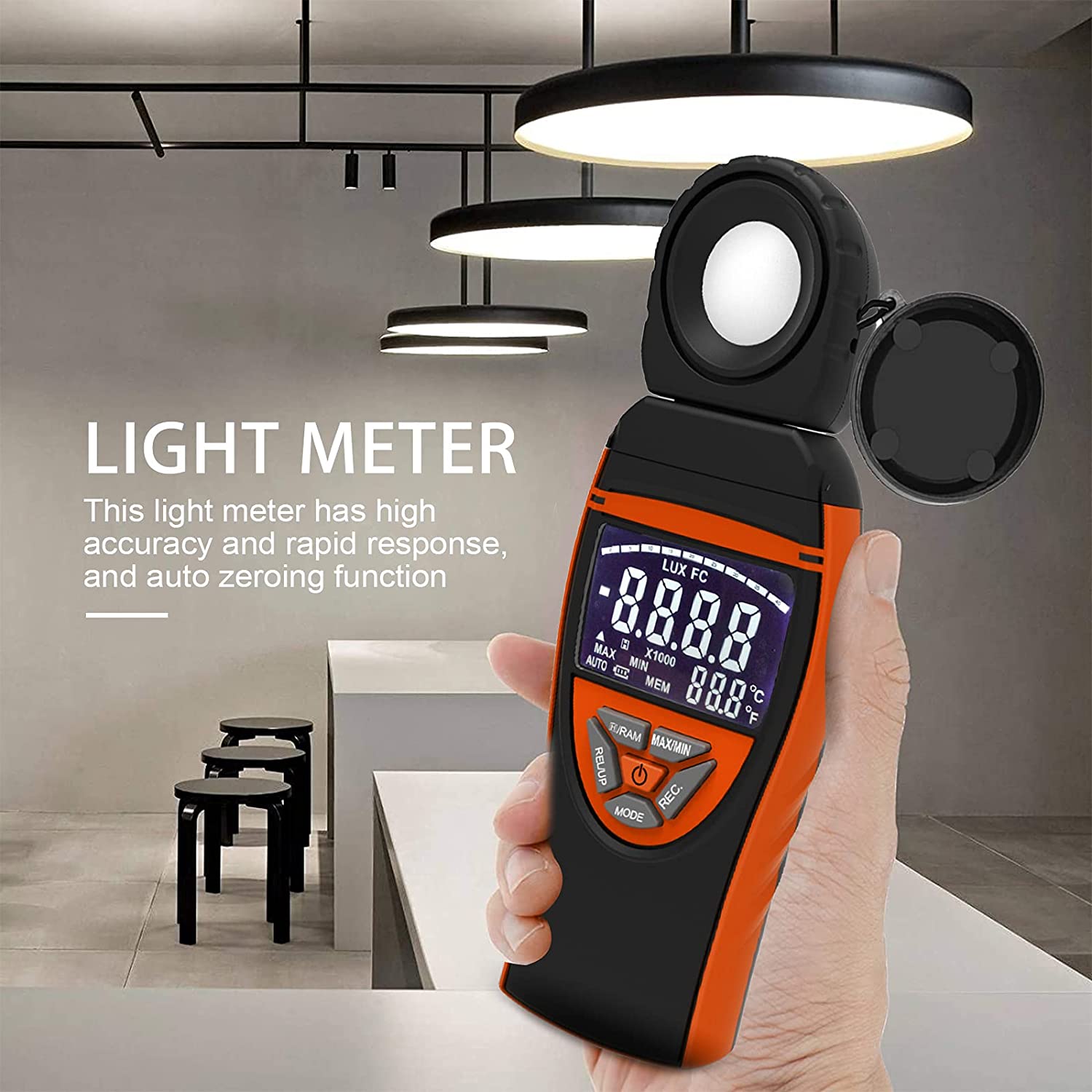 Light Meter HOLDPEAK 8801A ดิจ - Photography Hp บทวิจารณ์และราคา