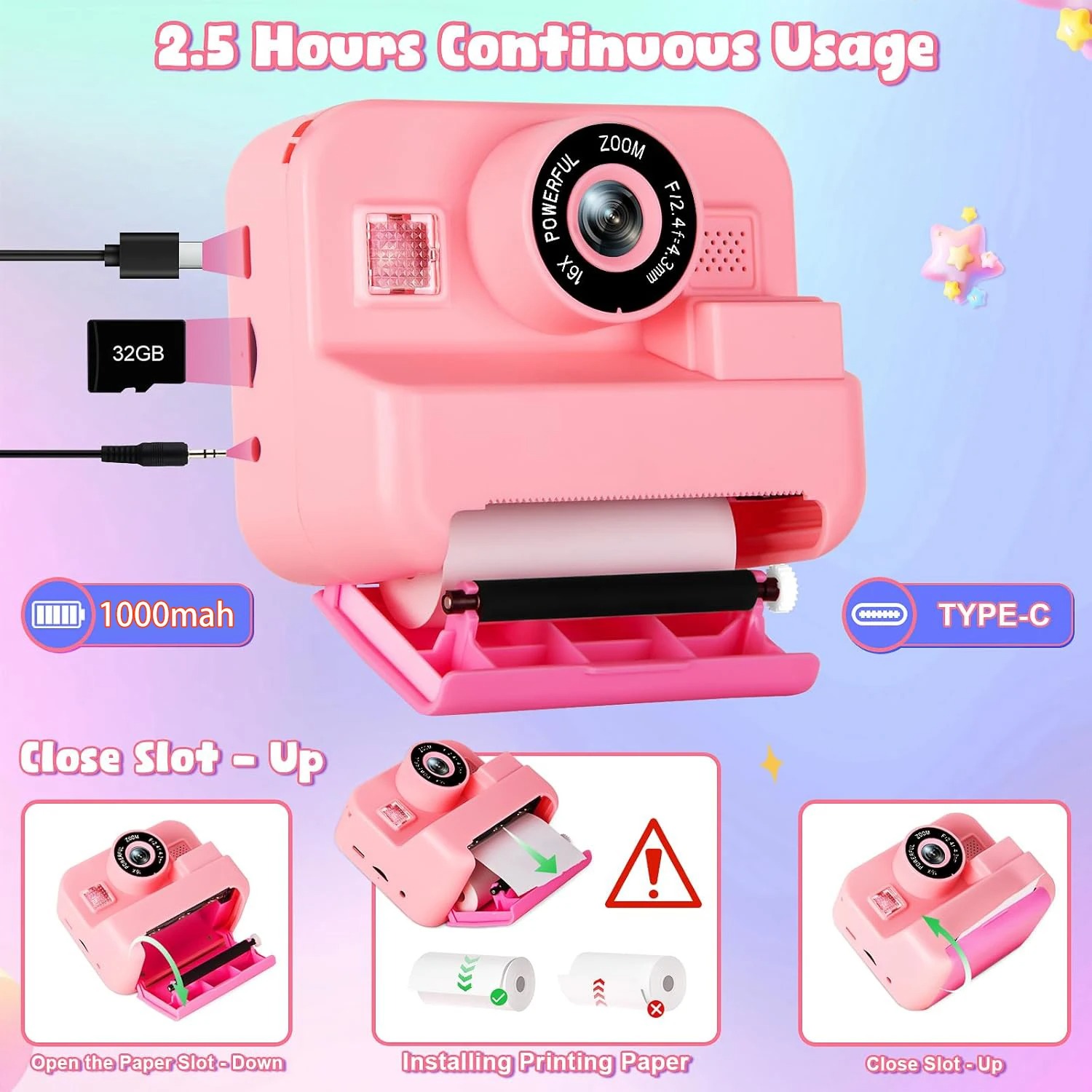 newInstant พิมพ์กล้อง 32G การ์ - Photography Close Up บทวิจารณ์และราคา
