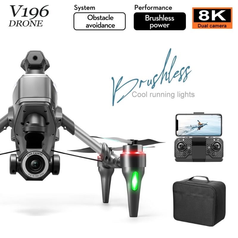 2025 V196 หลีกเลี่ยงอุปสรรคอัต - Photography Drone บทวิจารณ์และราคา