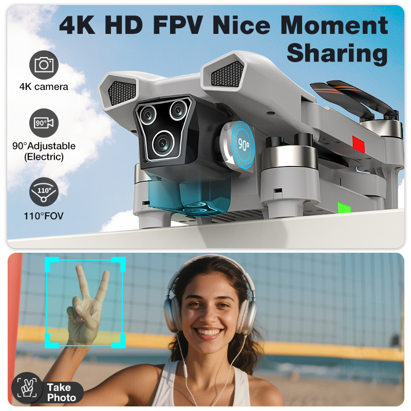 โดรนรุ่นใหม่ L017 Pro Brushles - Photography Drone บทวิจารณ์และราคา