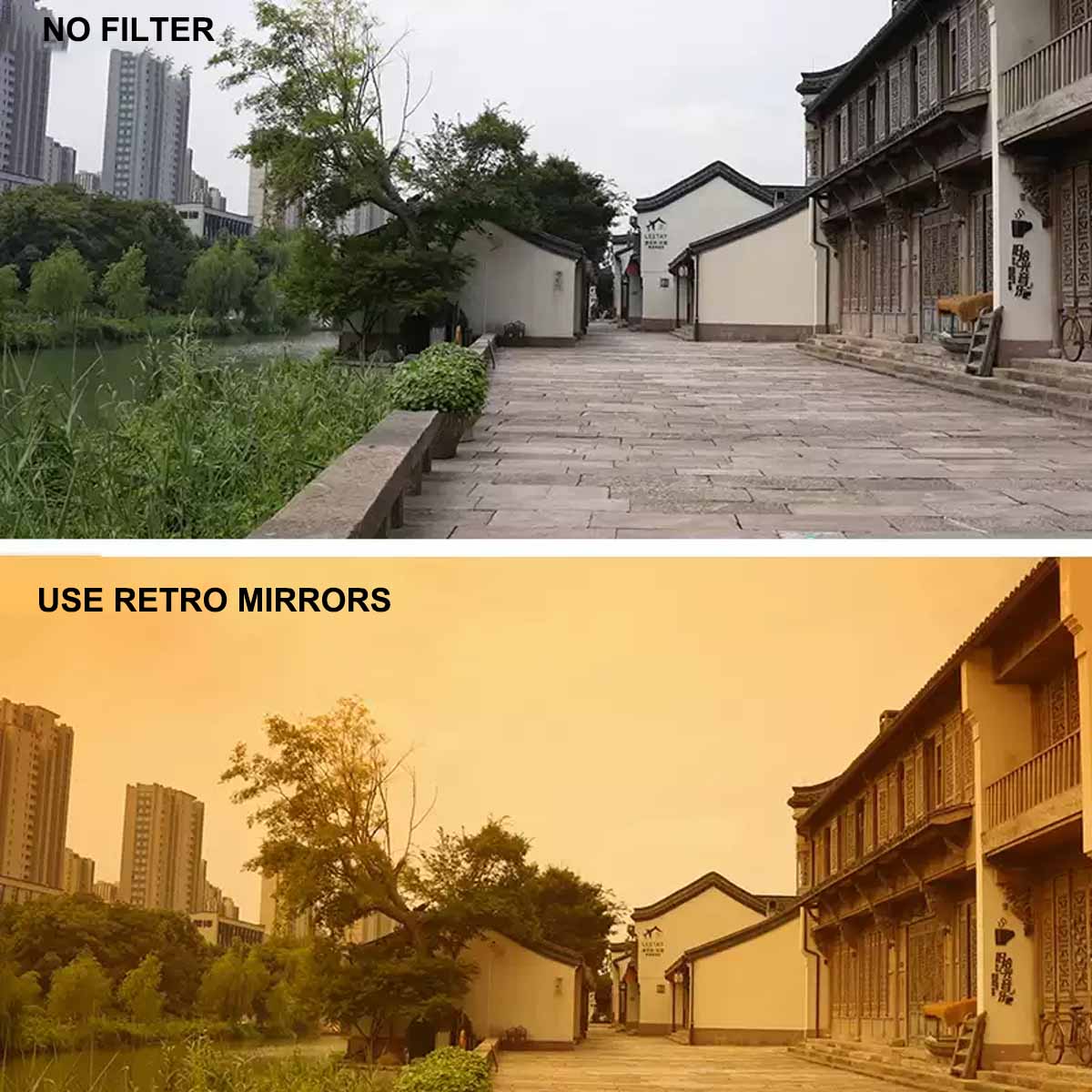 ฟิลเตอร์สีน้ำตาลแบบดั้งเดิมสำห - Photography Yellow Filter บทวิจารณ์และราคา