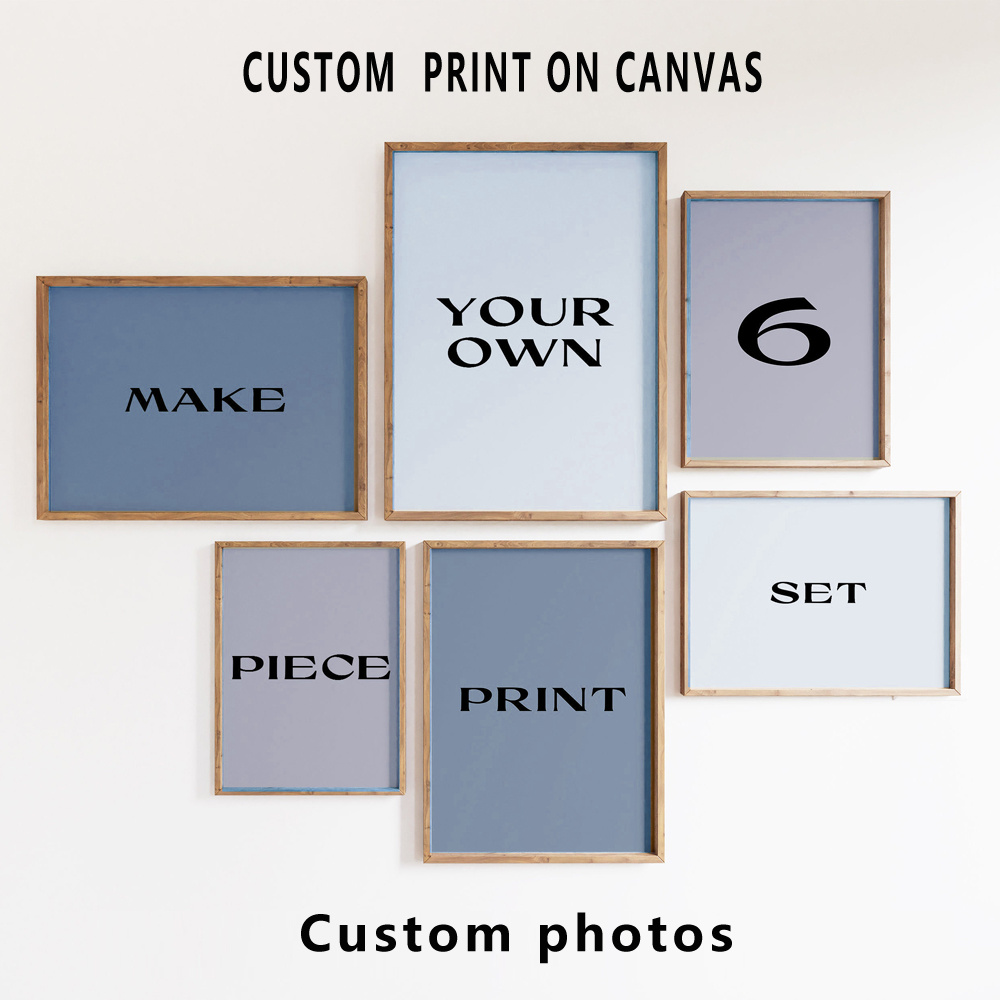 6 ชิ้น/ชุด ภาพพิมพ์บนผ้าใบแบบก - Photography Gallery บทวิจารณ์และราคา