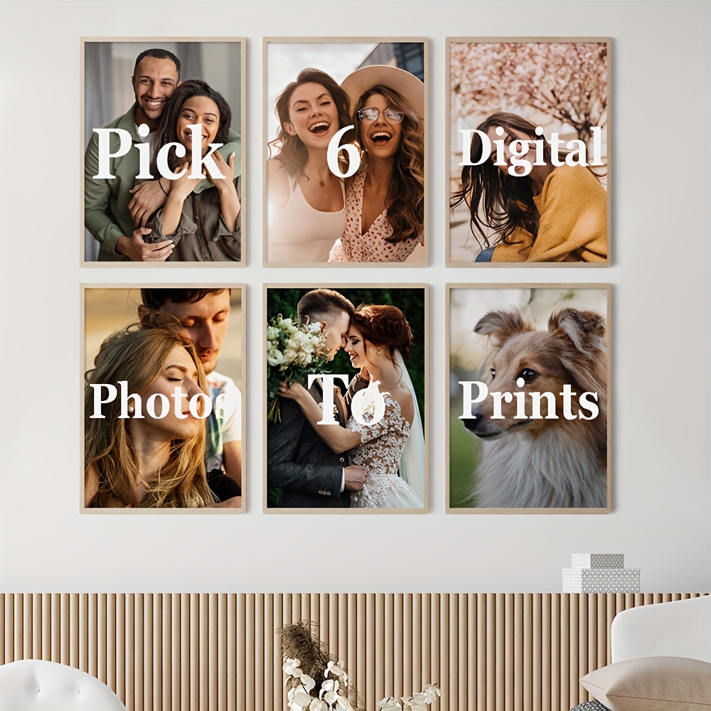 6 ชิ้น/ชุด ภาพพิมพ์บนผ้าใบแบบก - Photography Gallery บทวิจารณ์และราคา