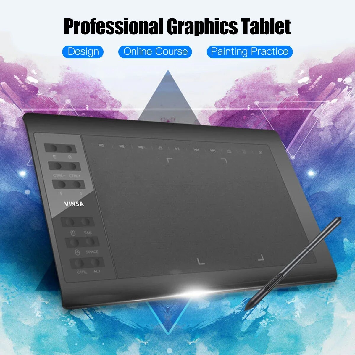 แท็บเล็ตการวาดภาพกราฟิกระดับมื - Photography Online บทวิจารณ์และราคา